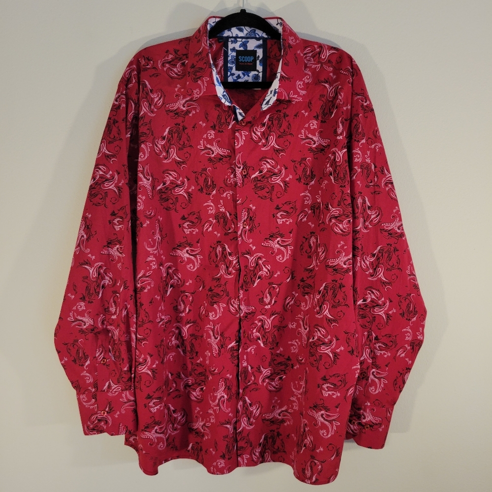Scoop "Men in Town" Long Sleeve Shirt